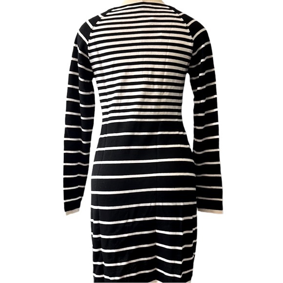 Trina Turk Stripe Wool Sweater Dress, Small & Medium - Picture 8 of 11